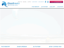 Tablet Screenshot of ekasbreaks.com